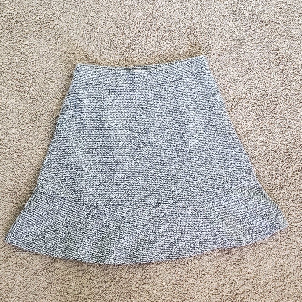 Loft black and white skirt